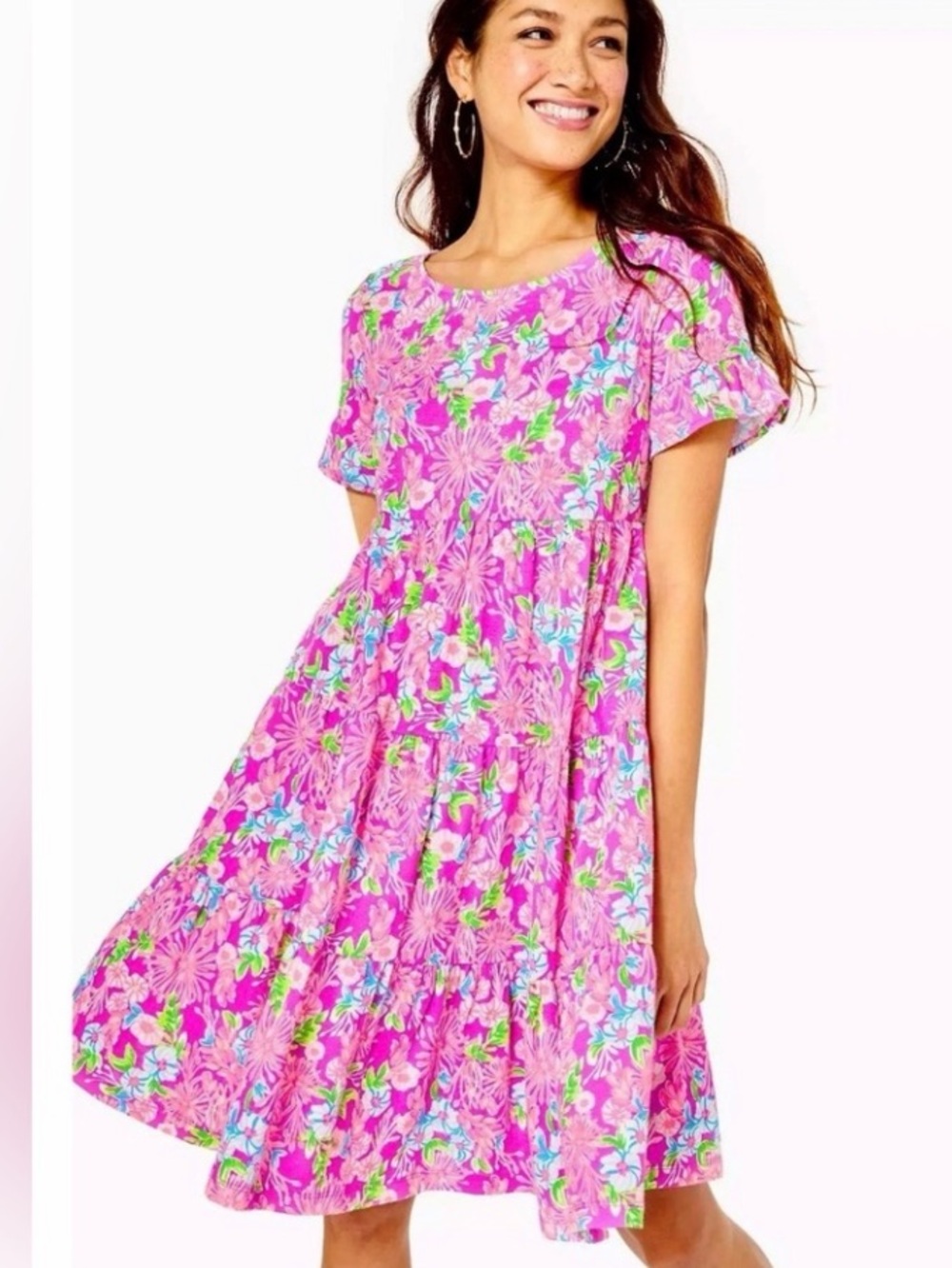 LILLY PULITZER Jodee Swing Dress in Amethyst Moms The Word